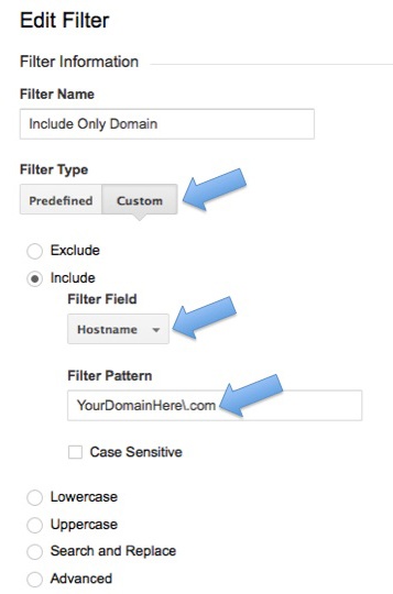 Your Domain Only Tracking in Analytics