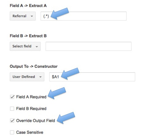 Filter for Full Referral in Analytics