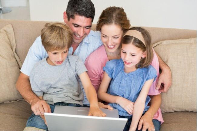 Parents searching for a new school through directory listings.