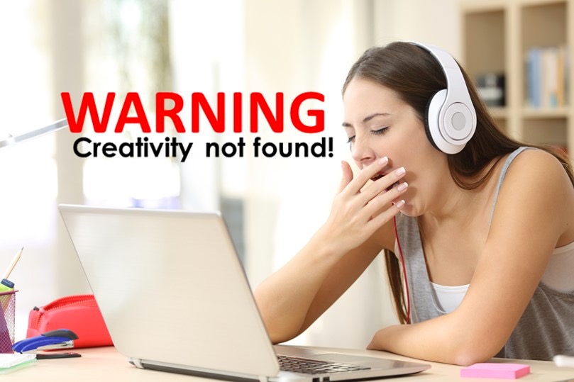 warning...creativity not found